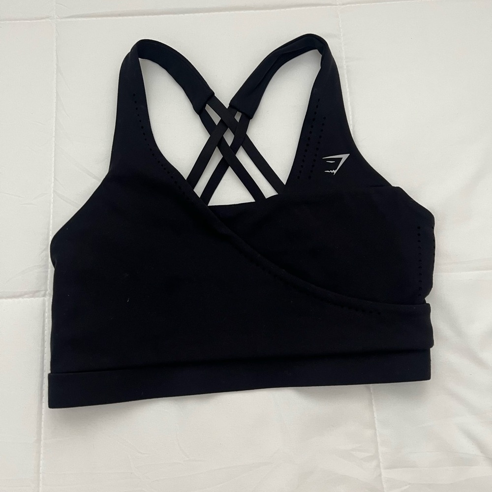 Black Gymshark Women's Sports Bra